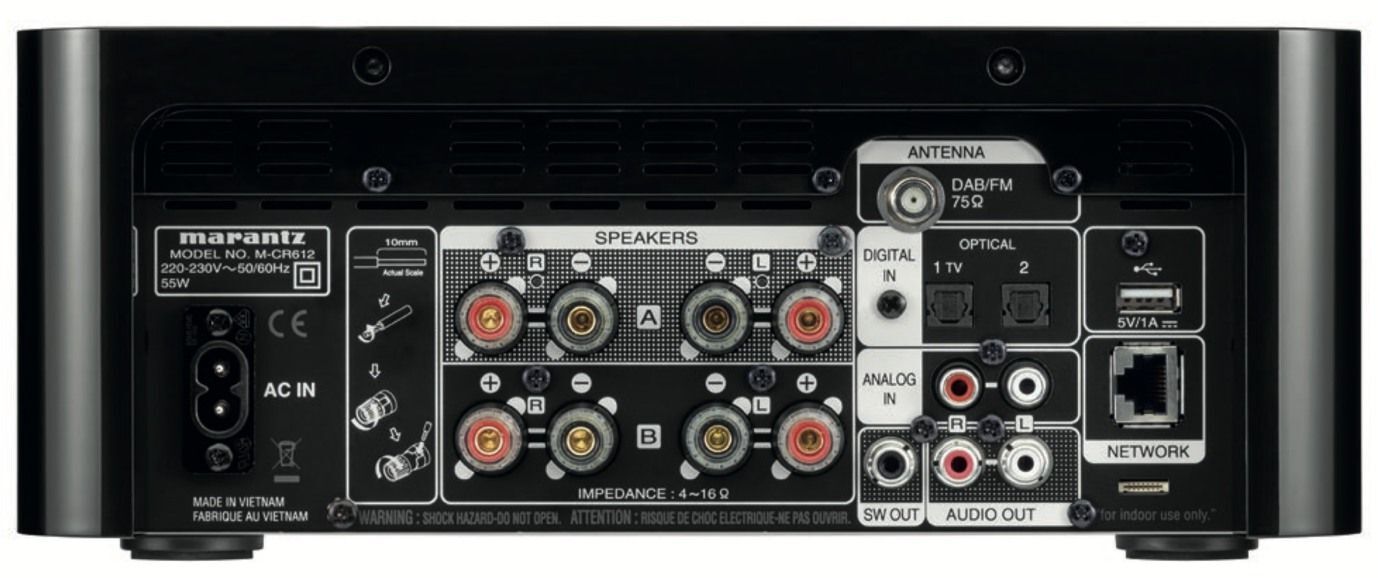 Marantz M-CR 612 Melody Media (schwarz)