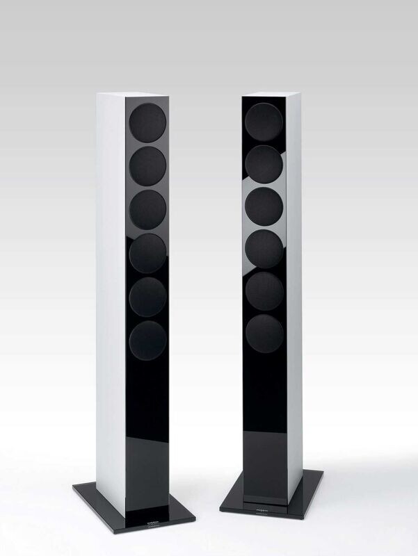 Revox Prestige G140 Speaker silber/schwarzes Glas
