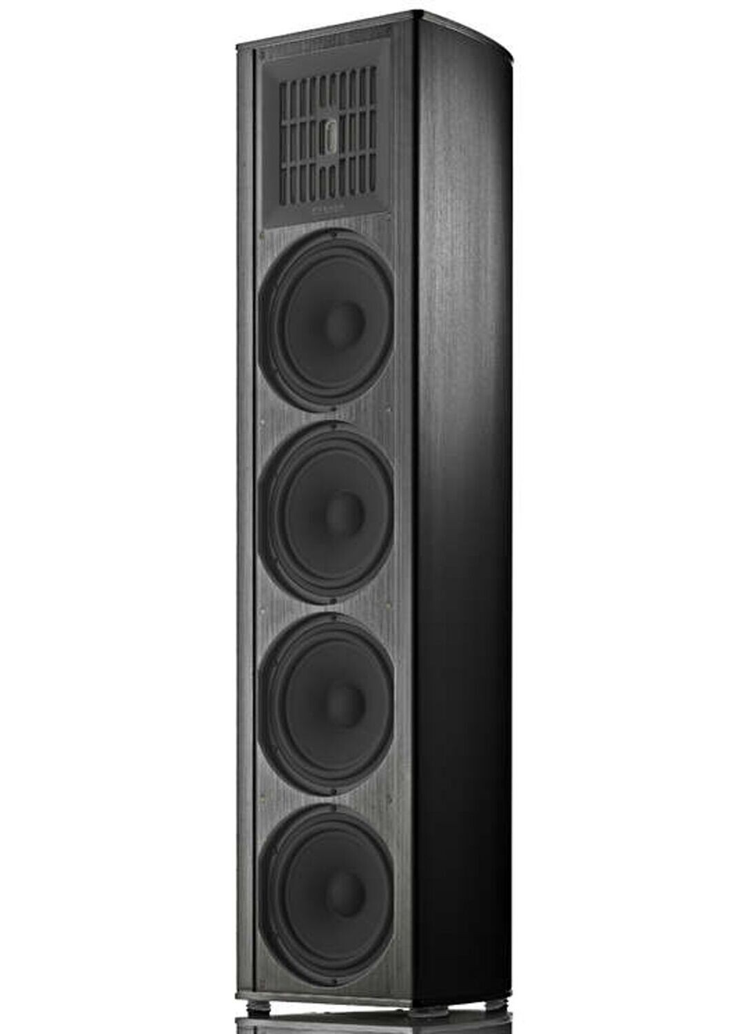 Piega Coax 811 Gehäuse schwarz eloxiert - Abdeckung Stoff schwarz Piega Coax 811 Gehäuse schwarz eloxiert - Abdeckung Stoff schwarz