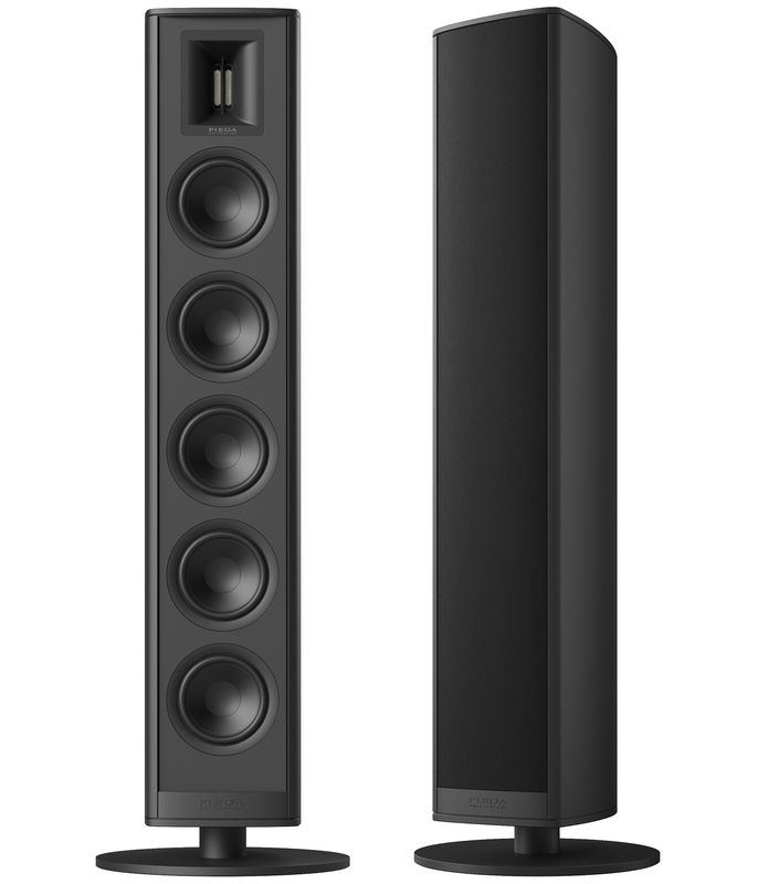 Piega Premium 801  schwarz eloxiert