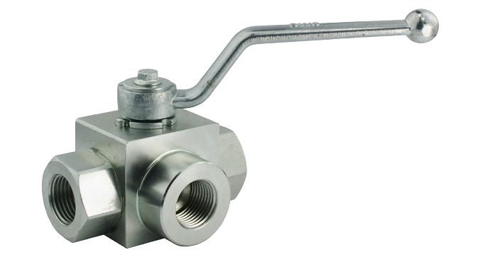 3-Tie palloventtiili 3/8 40 l/min 500bar