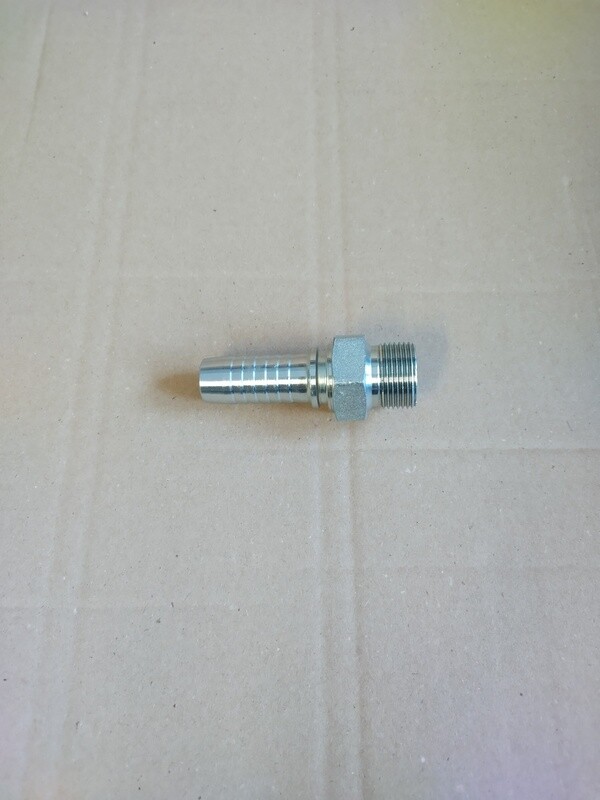 Letkuliitin BSP-Suora Ulkokierre 1/2" letkukara 3/8"