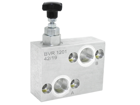 pyörimisnopeuden säädin hydraulimoottorille BVR1201