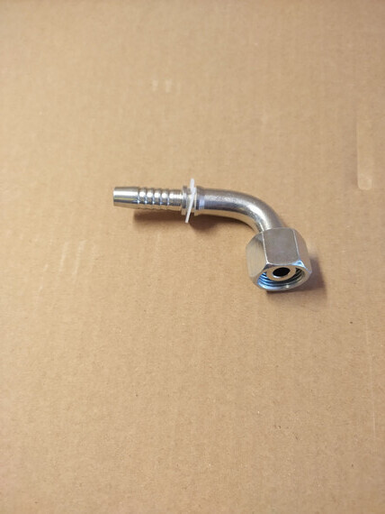 Letkuliitin M18x1,5 (12L)sisäkierre 90 kulma, letkukara 3/8"