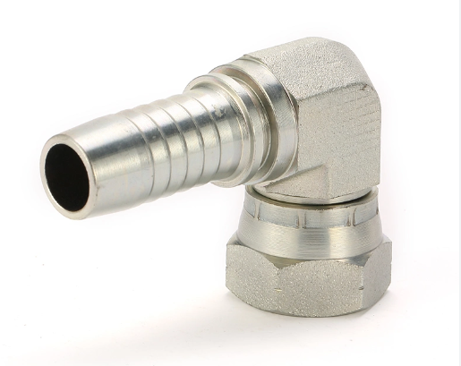 Letkuliitin BSP sisäkierteellä, kompakti 90 asteen kulma. Liitin 1/2" letkukara 1/2"