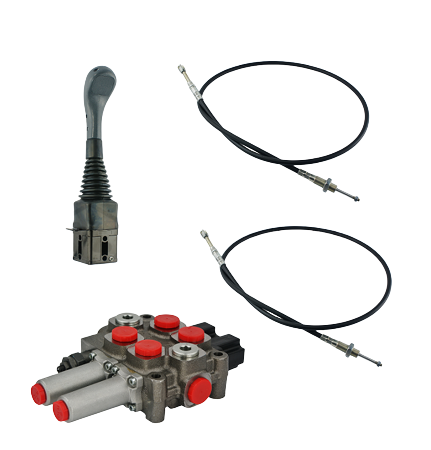 Etukuormaajan venttiilipaketti 60 l/min. Galtech Q45. Räätälöi tästä helposti omasi.