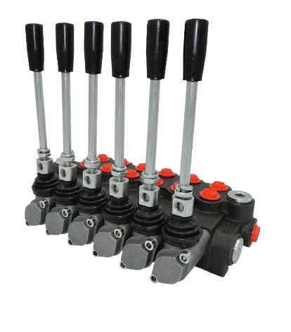 Käsiohjausventtiili Q40 6-karaa 4x2-toimikara 2x kelluntakara