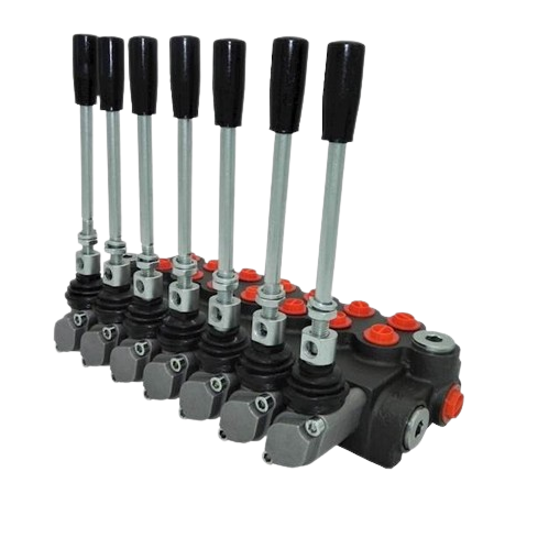 Käsiohjausventtiili Q80 7-karaa 2-toimikarat