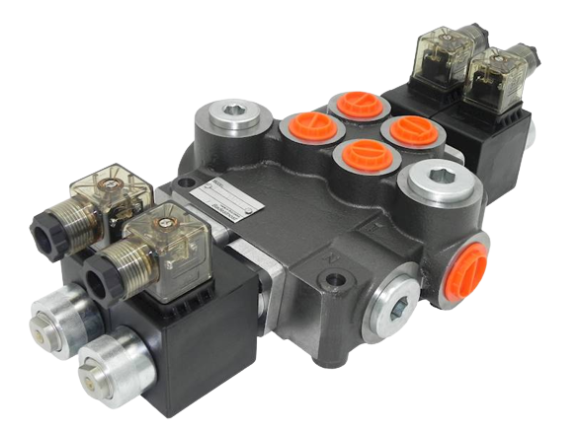 Sähköohjattu venttiili Z80 12V/24V 2x2-toiminen kara