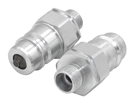 Pikaliitin 1/2 uros M18x1,5 12L UK Läpivientimutterilla