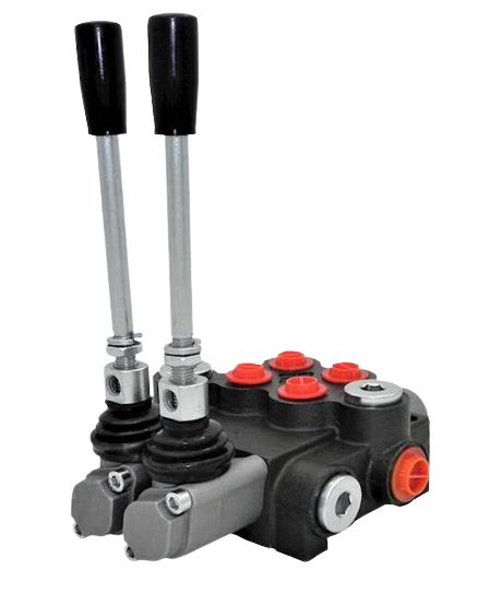 Käsiohjausventtiili Q40 2-karaa kaksitoimiset karat