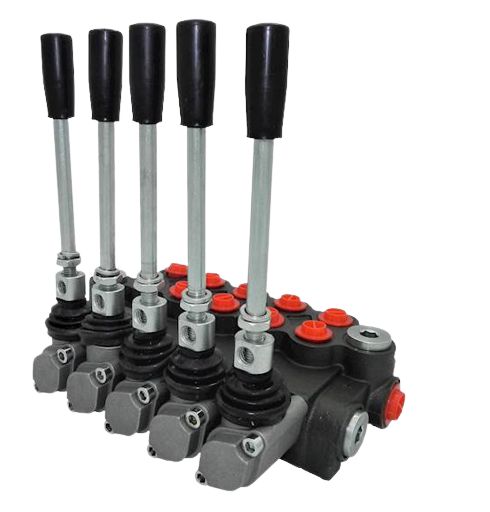 Käsiohjausventtiili Q40 5 karaa kaksitoimiset karat