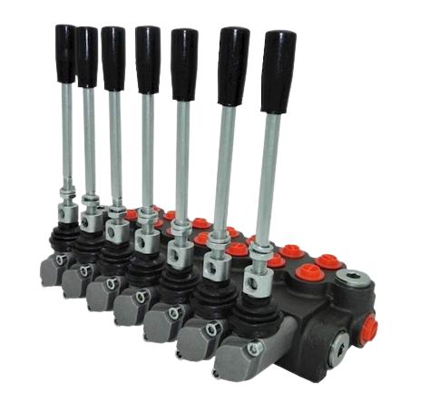 Käsiohjausventtiili Q40 7-karaa kaksitoimiset karat