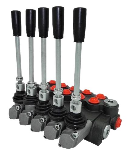 Käsiohjausventtiili Q80 5-karaa 2-toimikarat