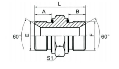 Kaksoisnippa 3/8" 2WD