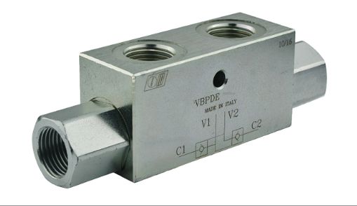 Kaksoislukkoventtiili 1/2" VBPDE