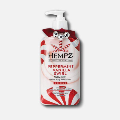 Hempz  17oz Peppermint Vanilla Swirl Moisturizer