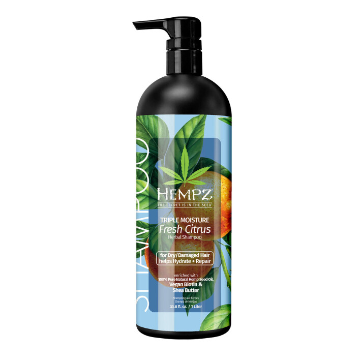 Hempz 1L Triple Moisture Shampoo