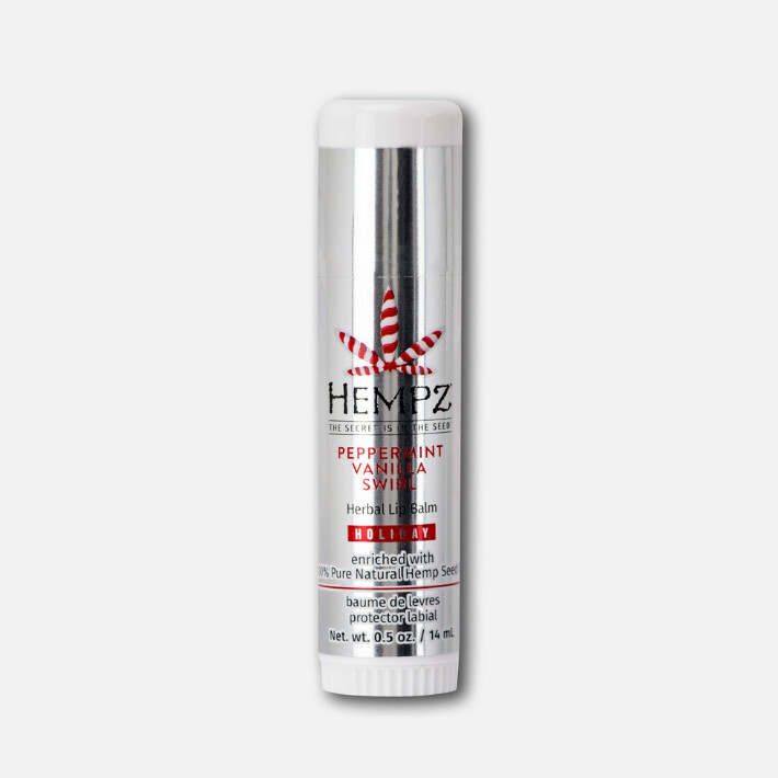 Hempz Peppermint Vanilla Swirl Jumbo Lip Balm