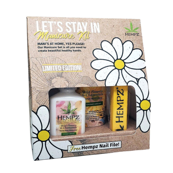 Hempz Lets Stay In Manicure Kit