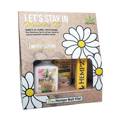 Hempz Lets Stay In Manicure Kit