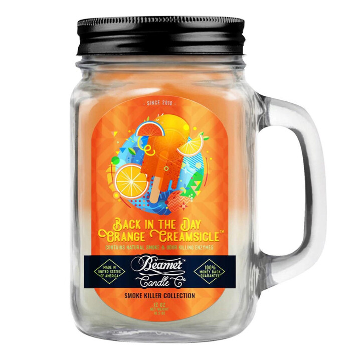 Back in the Day Orange Beamer Candle