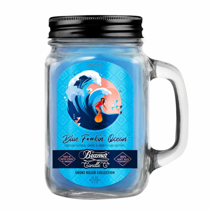 Blue F*#kin&#39; Ocean Beamer Candle