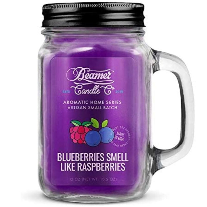 Blueberries Smell Like Raspberries Beamer Candle