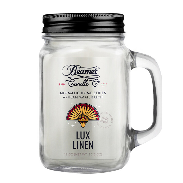 Lux Linen Beamer Candle