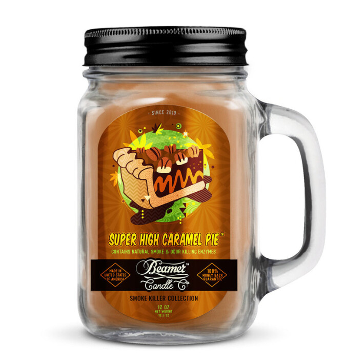 Super High Caramel Pie Beamer Candle