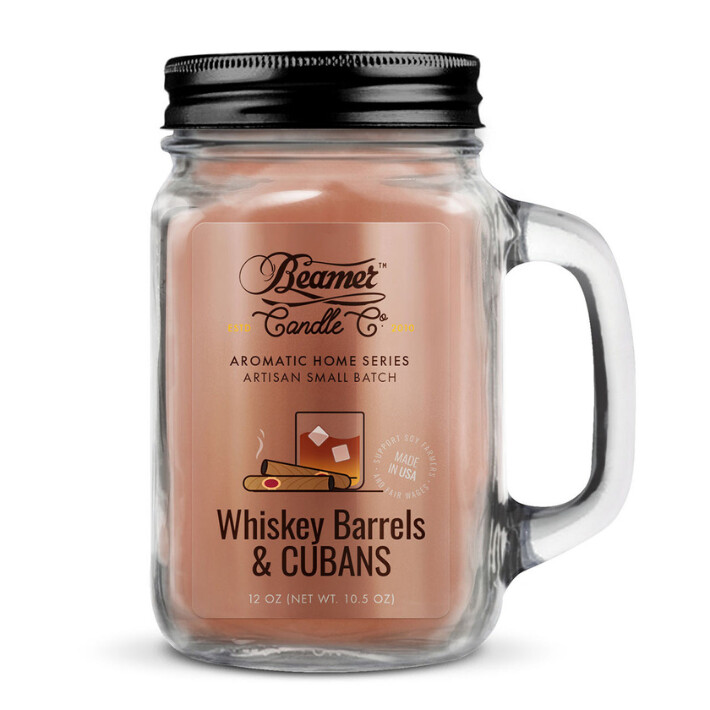 SALE! Whiskey Barrels &amp; Cubans Beamer Candle