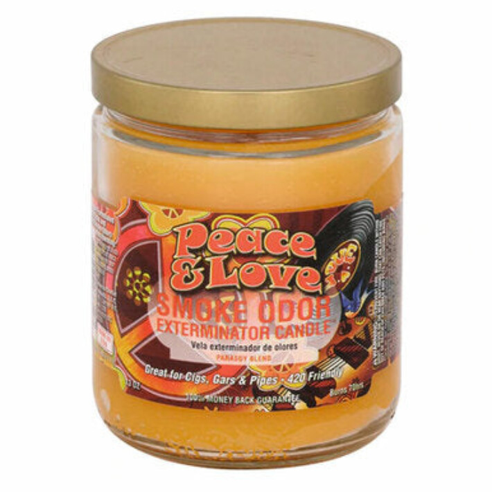 SALE! Peace &amp; Love Smoke Odor Candle