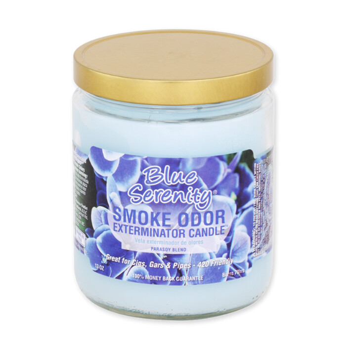Blue Serenity Smoke Odor Candle