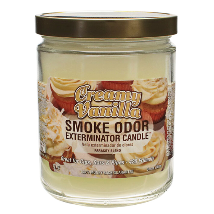 Creamy Vanilla Smoke Odor Candle