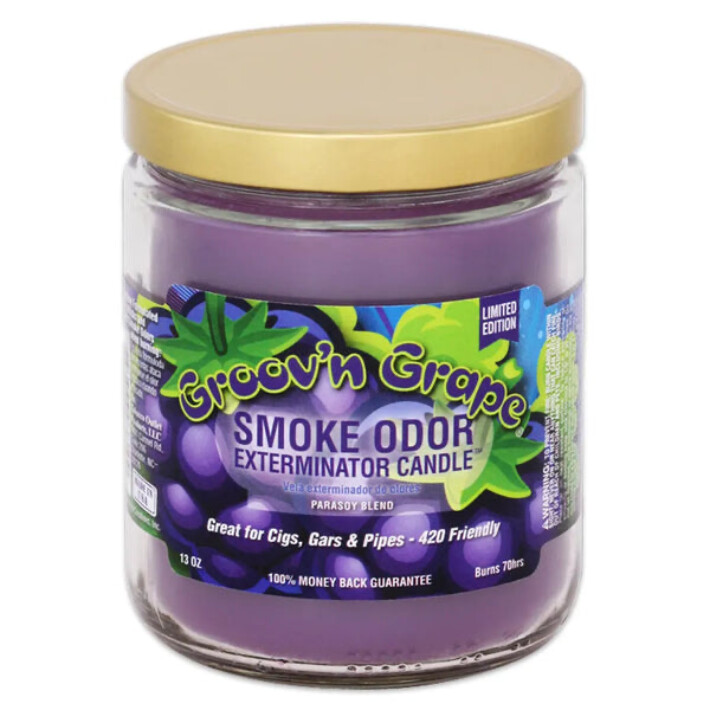 Groovin&#39; Grape Smoke Odor Candle