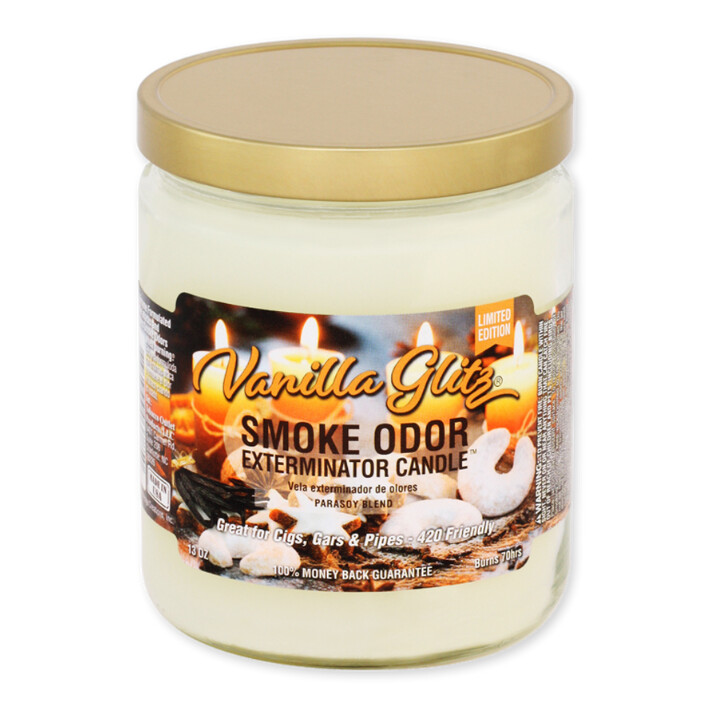 Vanilla Glitz Smoke Odor Candle