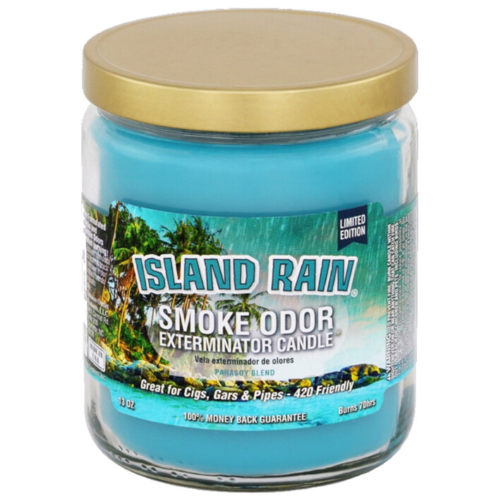 Island Rain Smoke Odor Candle