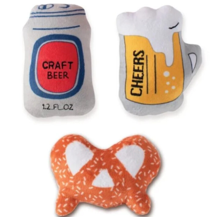 3 Piece Beer Pet Toy