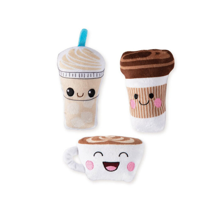3 Piece Coffee Pet Toy