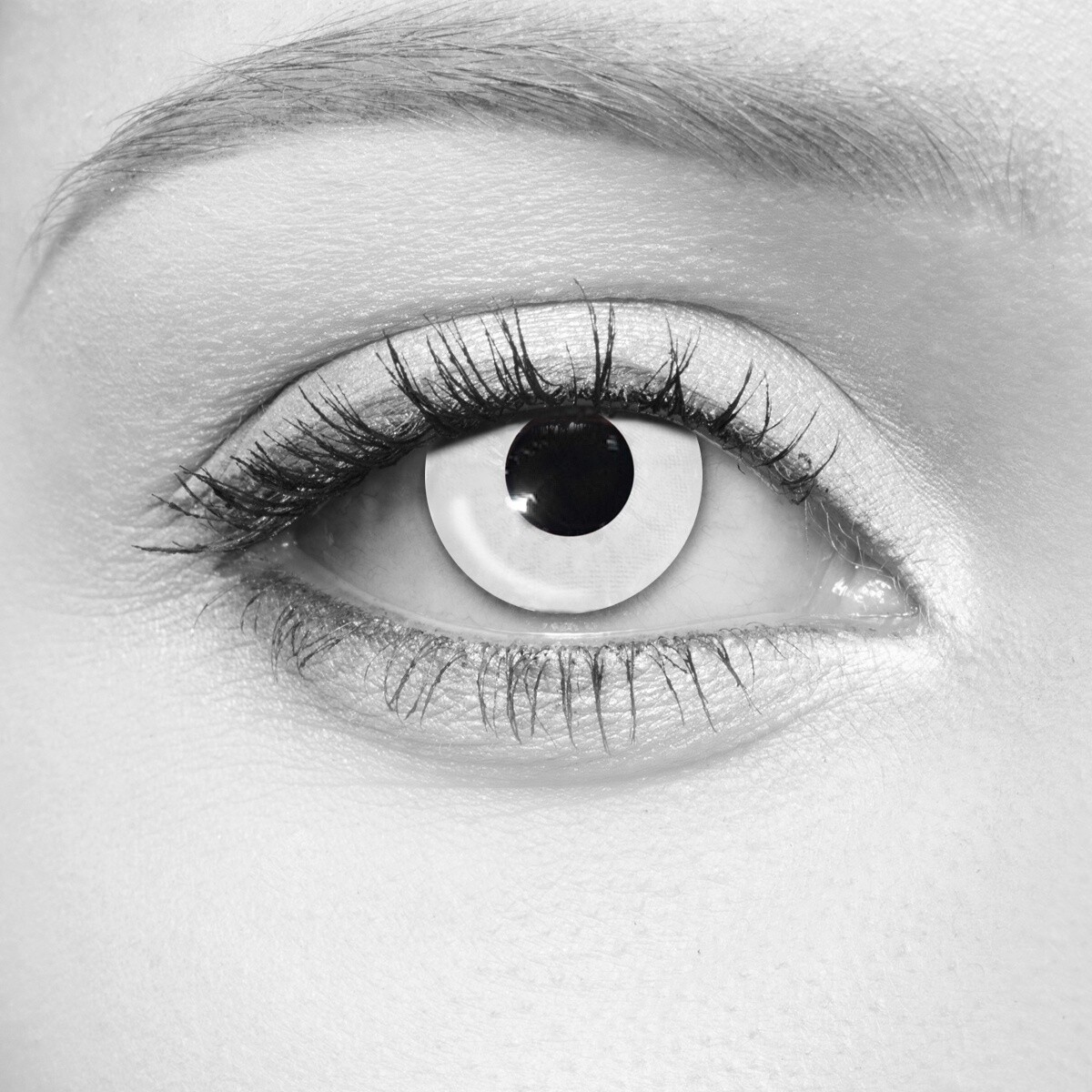 Zombie White Cosmetic Contact Lenses