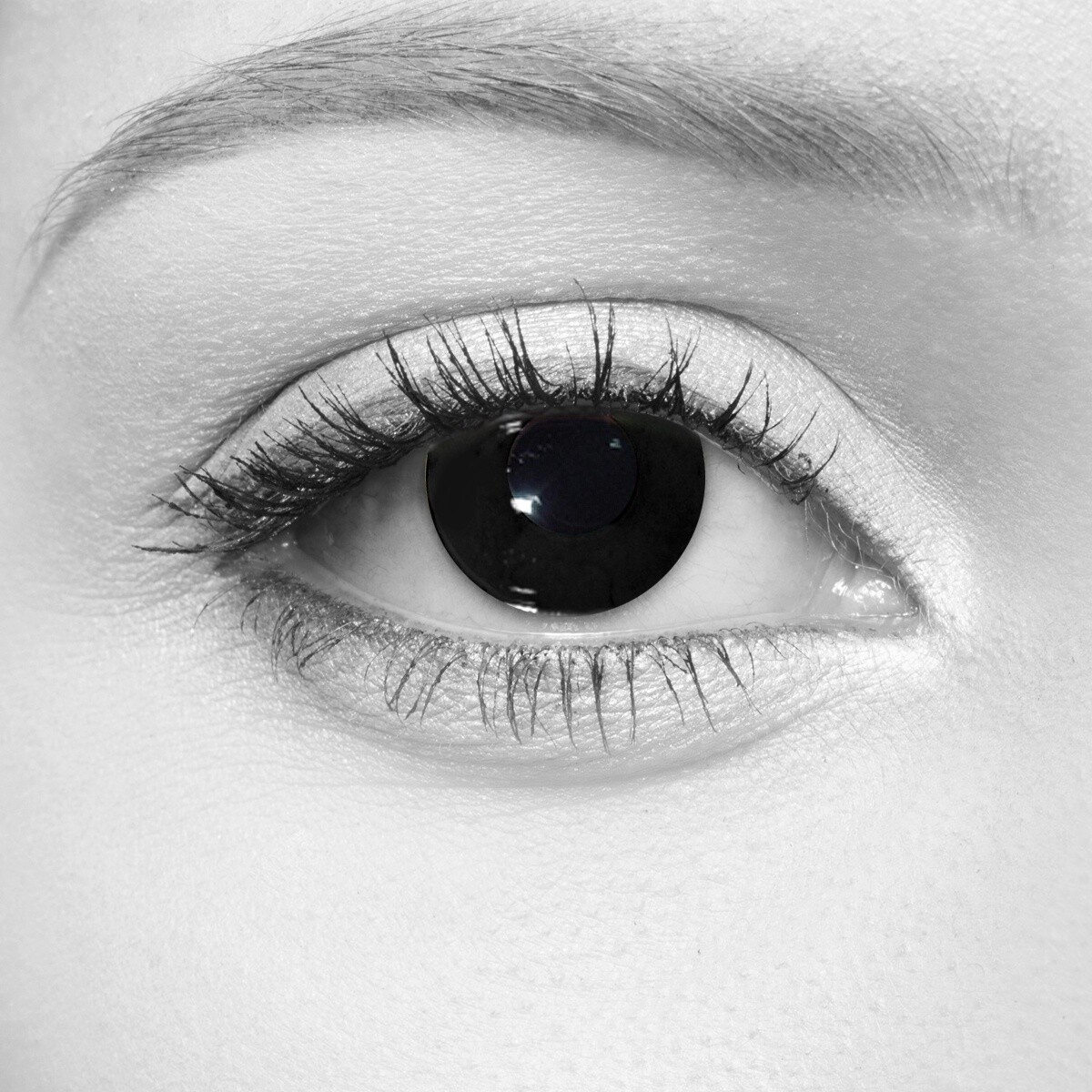 Black Out Cosmetic Contact Lenses