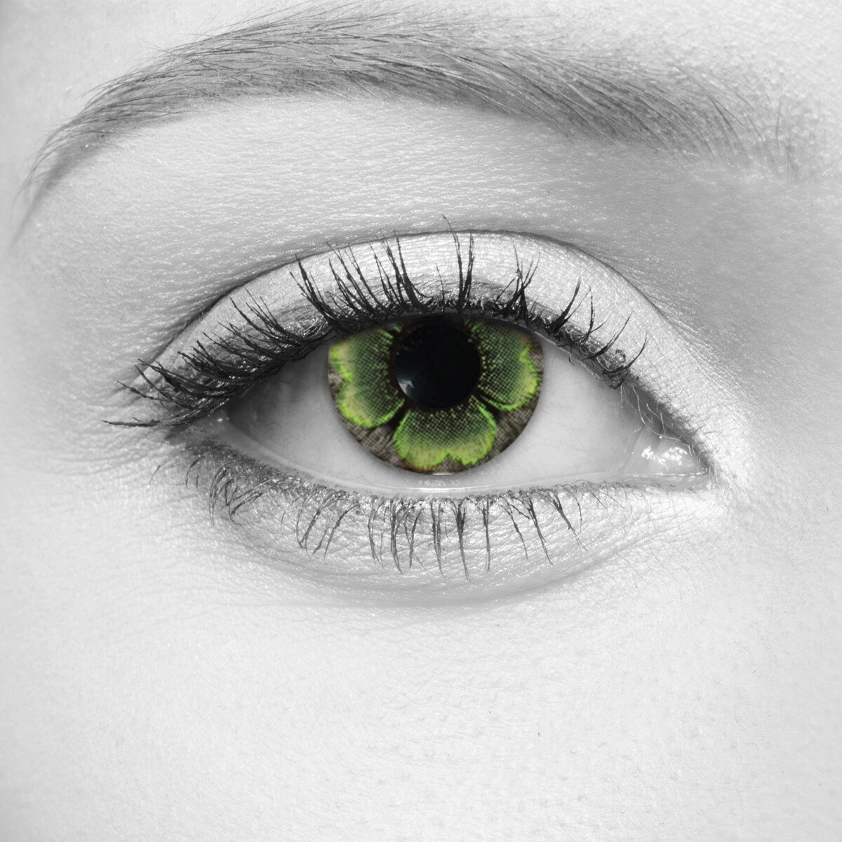Bloom Green Cosmetic Contact Lenses