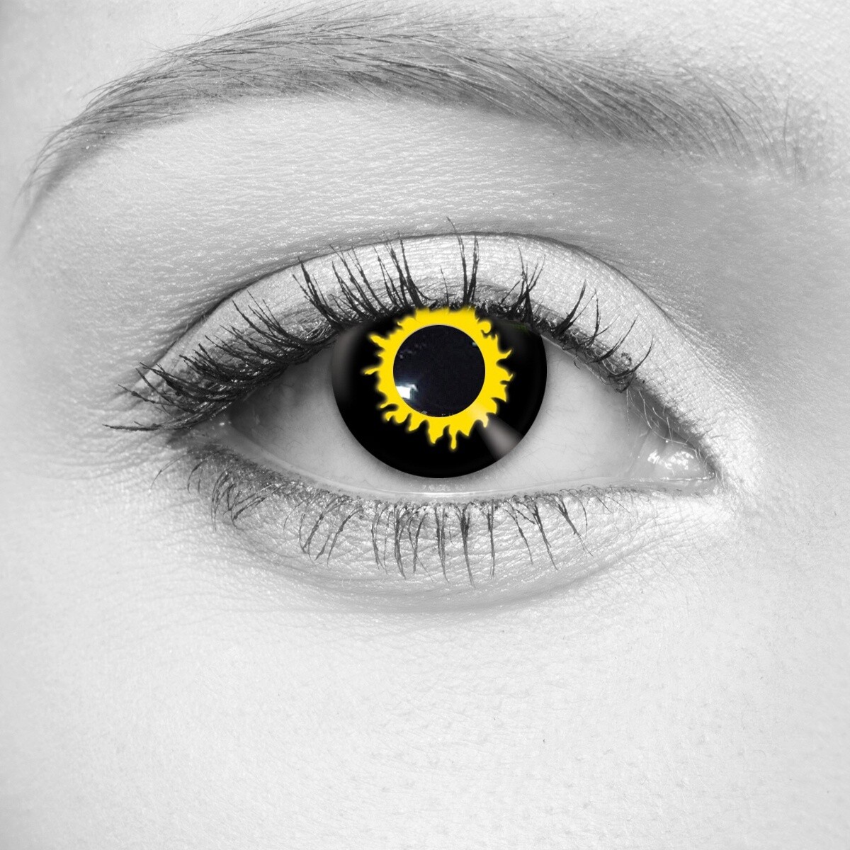 Black Wolf Cosmetic Contact Lenses