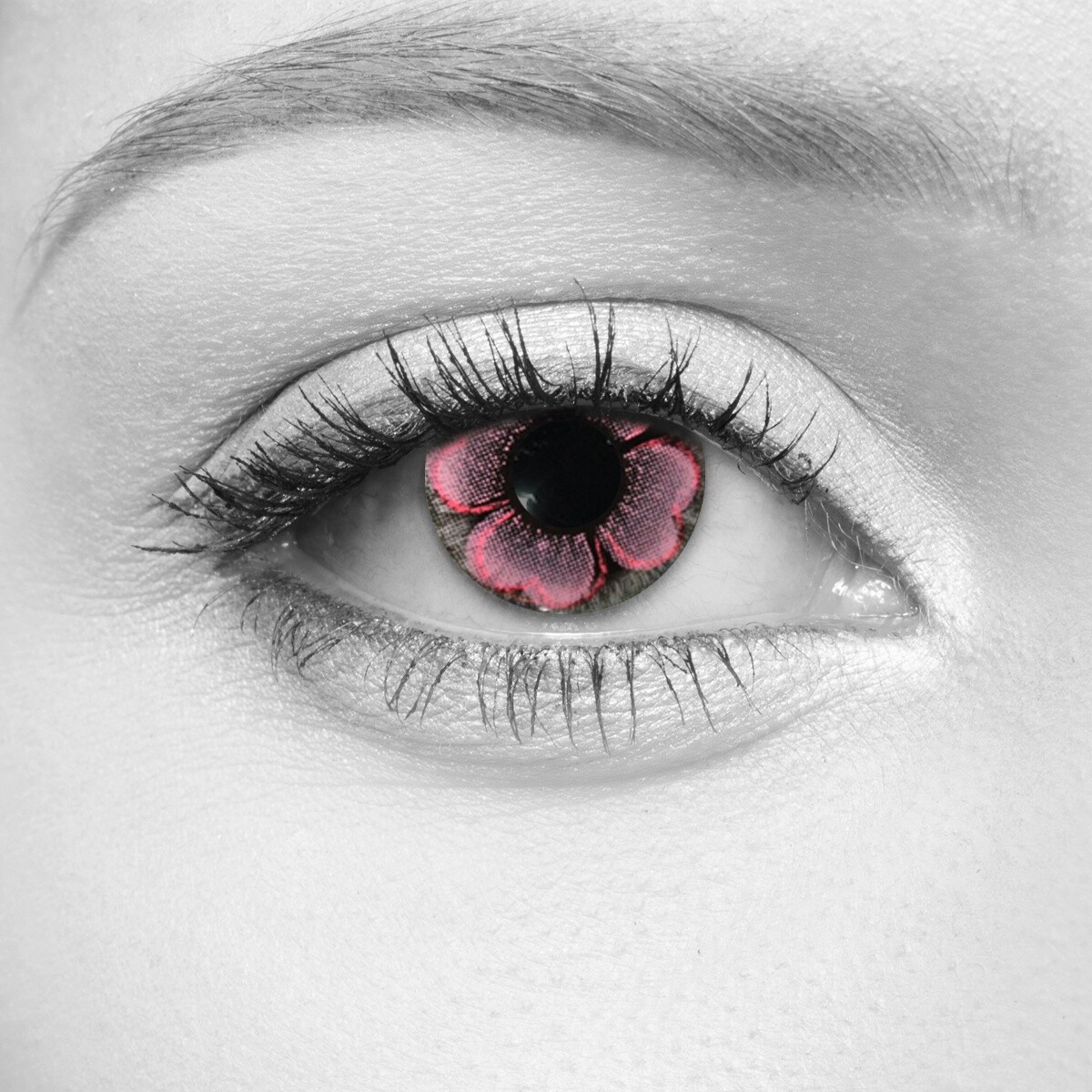 Bloom Pink Cosmetic Contact Lenses