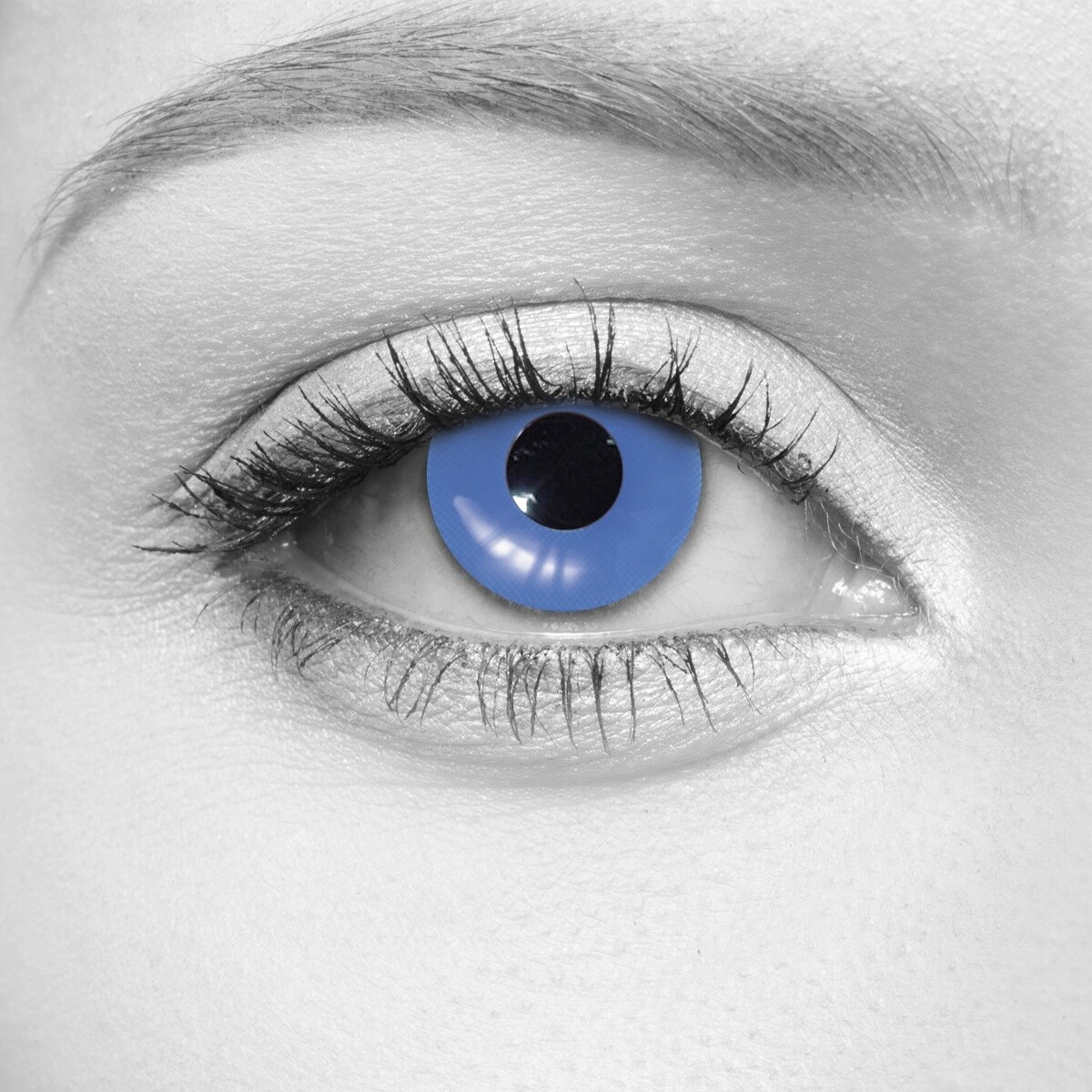 Zombie Blue Cosmetic Contact Lenses