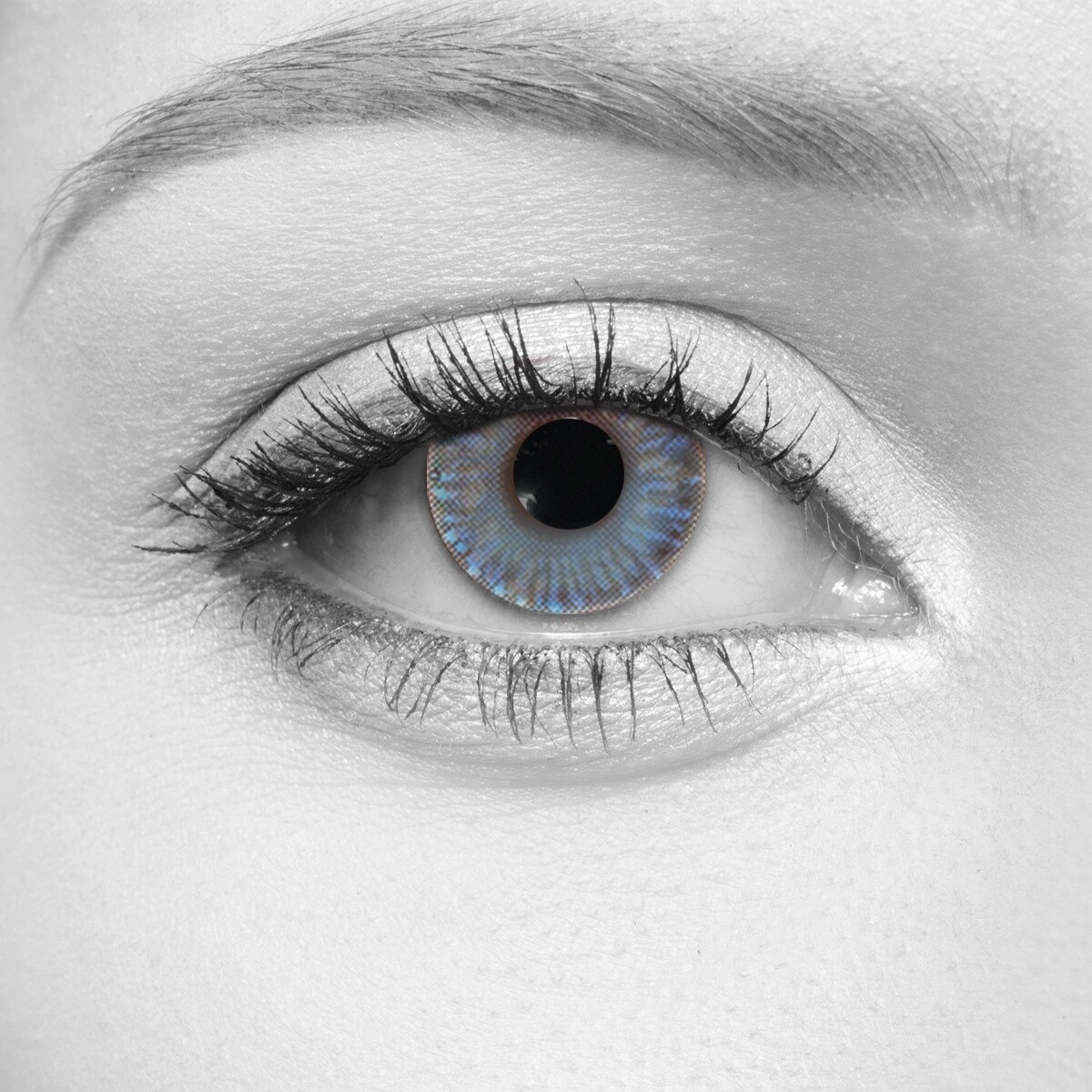 Sparkle Sapphire Cosmetic Contact Lenses