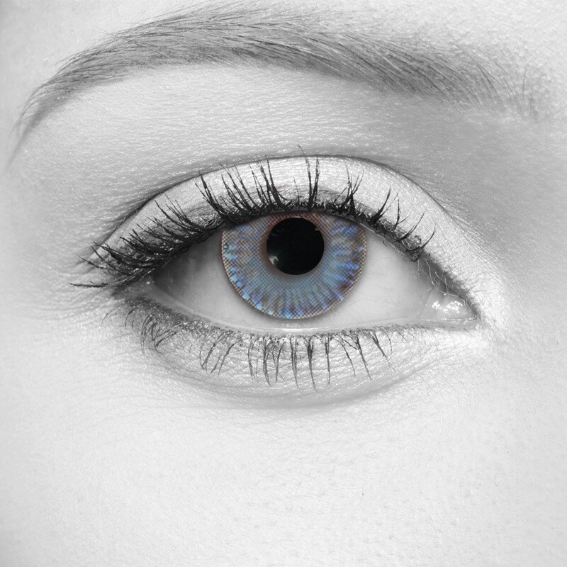 Sparkle Sapphire Cosmetic Contact Lenses