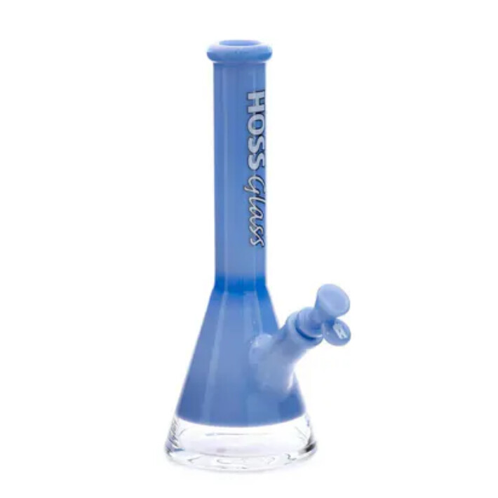 12&quot; Mini Milk Full Color Window Base Hoss Glass