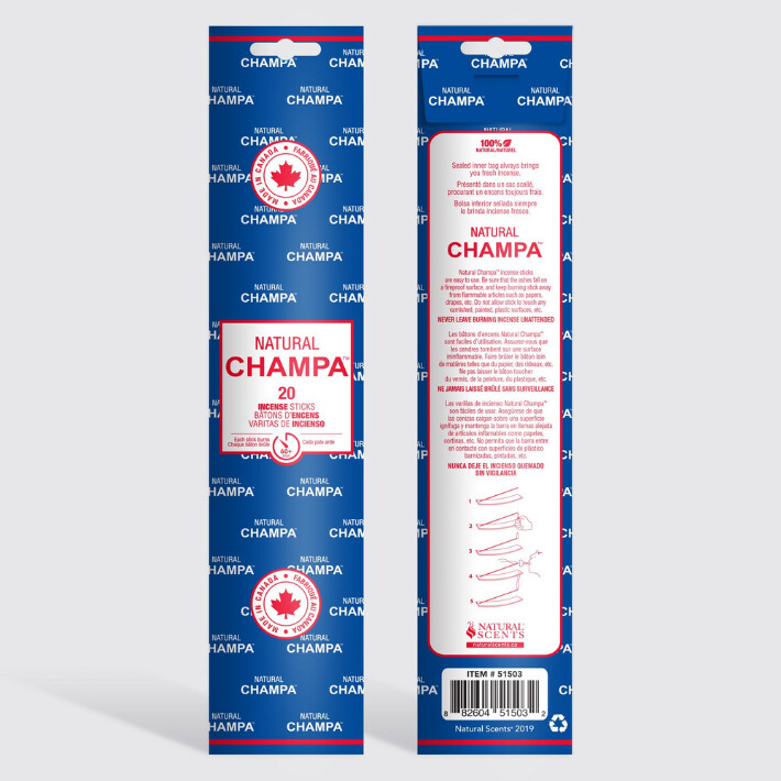 Nag Champa Natural Incense 20 Pk