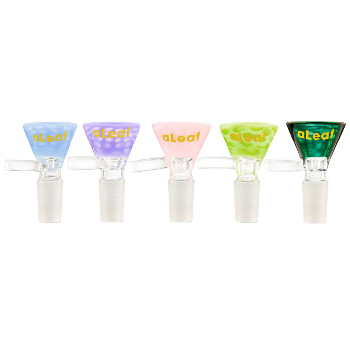 14mm Funnel Bowl w/ Horn Tab aLeaf